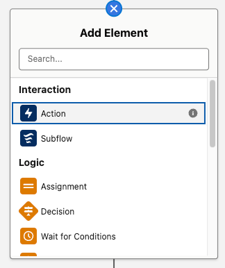 Add flow element example