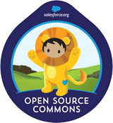 Salesforce.org Open Source Commons badge