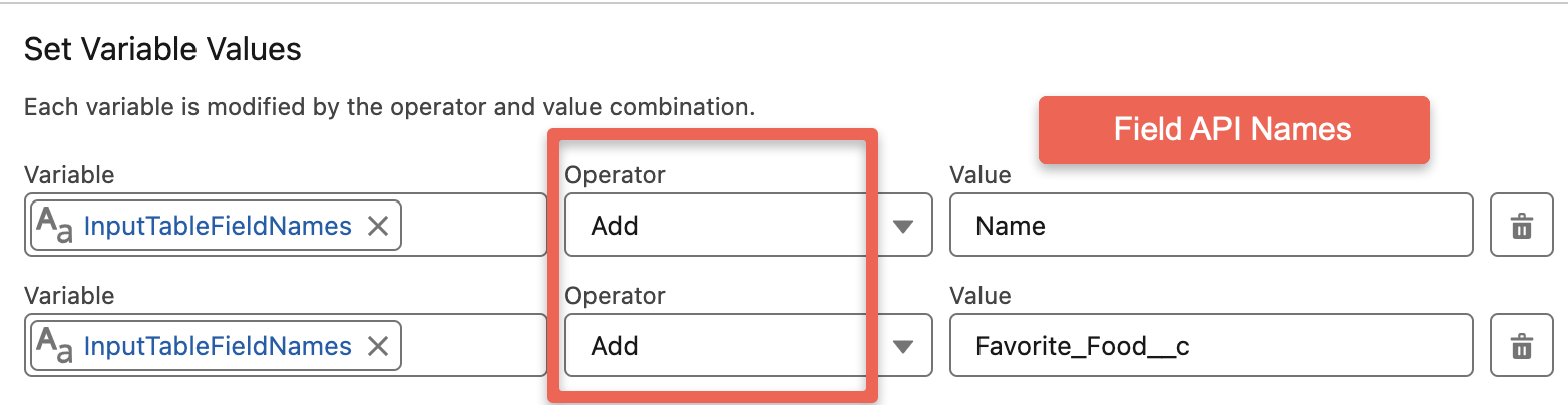 Sticky Selectron Assign Column Display Variables Screenshot